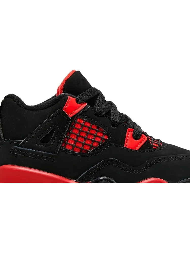 Кроссовки Air Jordan 4 Retro TD Red Thunder — изображение 2 из 8, красный