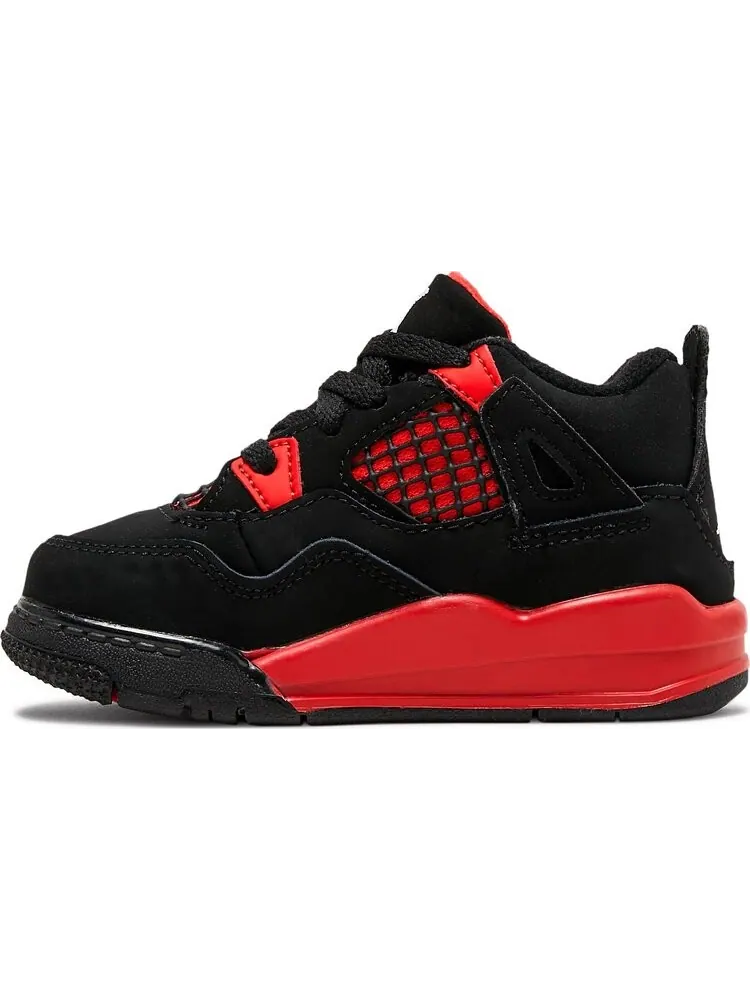 Кроссовки Air Jordan 4 Retro TD Red Thunder — изображение 3 из 8, красный