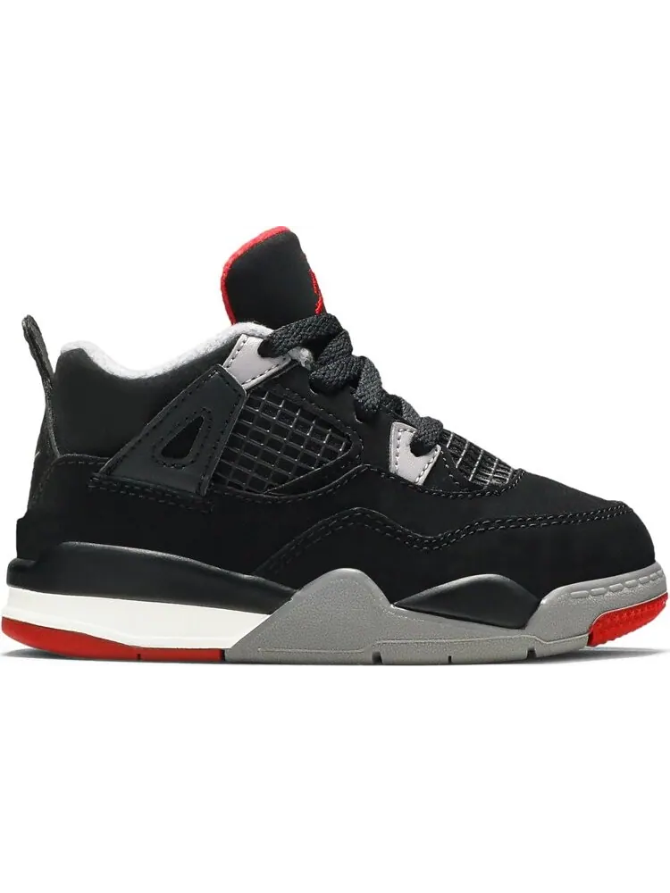 Кроссовки Air Jordan 4 Retro TD Bred 2019 — изображение 1 из 8, черный