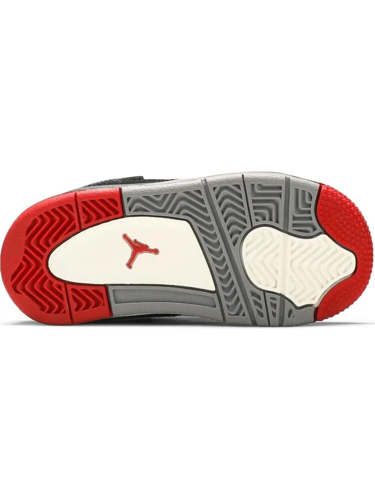 Кроссовки Air Jordan 4 Retro TD Bred 2019 — изображение 4 из 8, черный