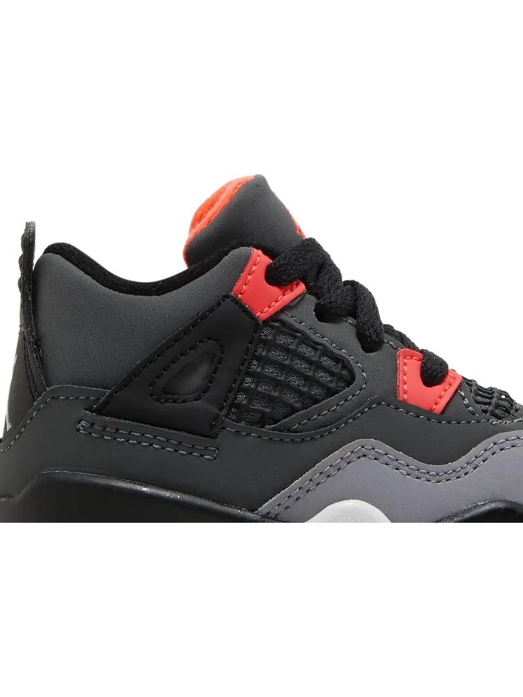 Кроссовки Air Jordan 4 Retro TD Infrared — изображение 2 из 8, серый