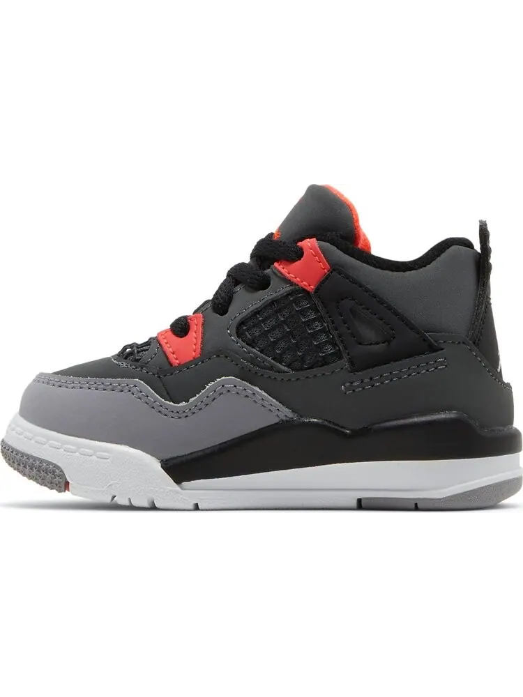Кроссовки Air Jordan 4 Retro TD Infrared — изображение 3 из 8, серый
