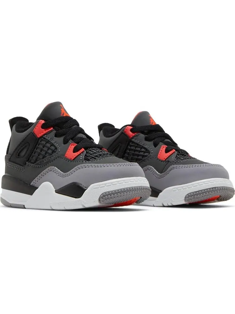 Кроссовки Air Jordan 4 Retro TD Infrared — изображение 8 из 8, серый
