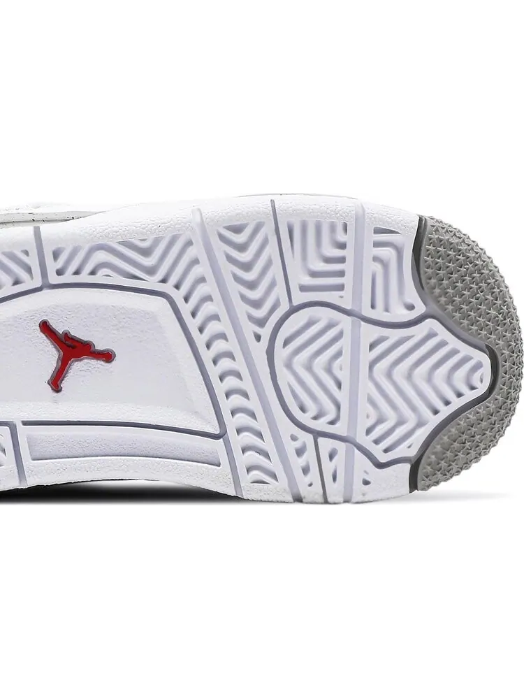 Кроссовки Air Jordan 4 Retro TD White Oreo — изображение 5 из 8, белый