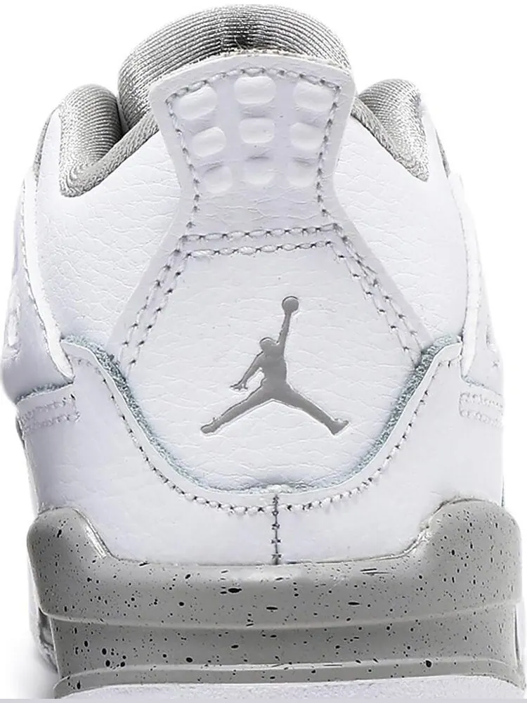 Кроссовки Air Jordan 4 Retro TD White Oreo — изображение 7 из 8, белый