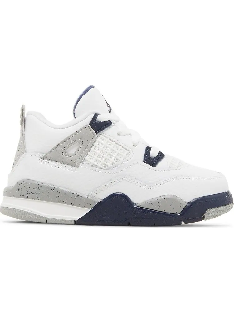 Кроссовки Air Jordan 4 Retro TD Midnight Navy — изображение 1 из 8, белый