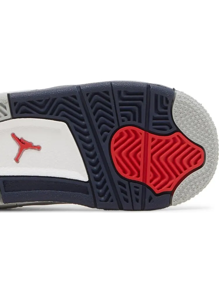 Кроссовки Air Jordan 4 Retro TD Midnight Navy — изображение 5 из 8, белый