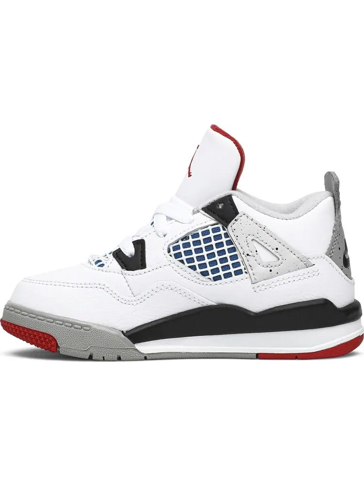 Кроссовки Air Jordan 4 Retro SE TD What The 4 — изображение 3 из 8, белый