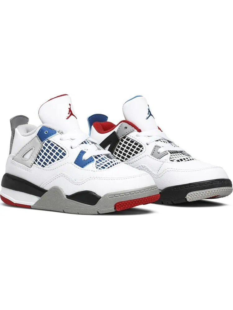 Кроссовки Air Jordan 4 Retro SE TD What The 4 — изображение 8 из 8, белый