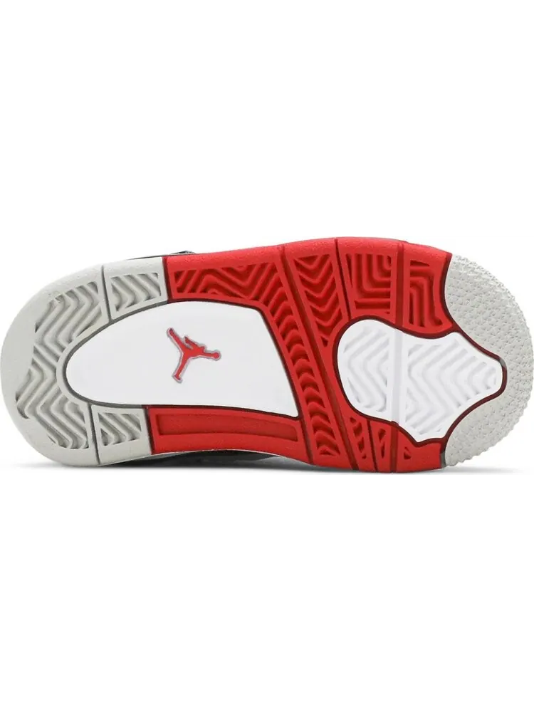 Кроссовки Air Jordan 4 Retro OG TD Fire Red 2020 — изображение 4 из 8, белый