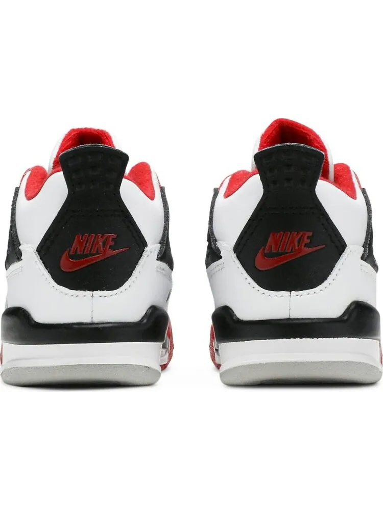 Кроссовки Air Jordan 4 Retro OG TD Fire Red 2020 — изображение 6 из 8, белый