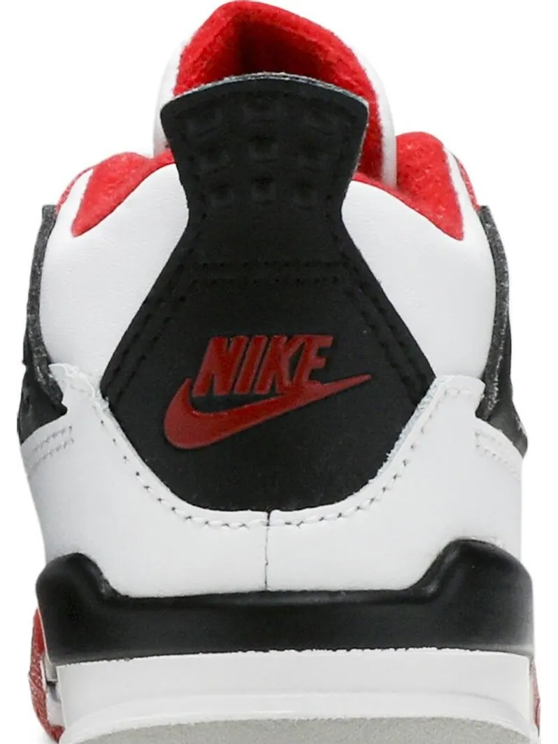 Кроссовки Air Jordan 4 Retro OG TD Fire Red 2020 — изображение 7 из 8, белый