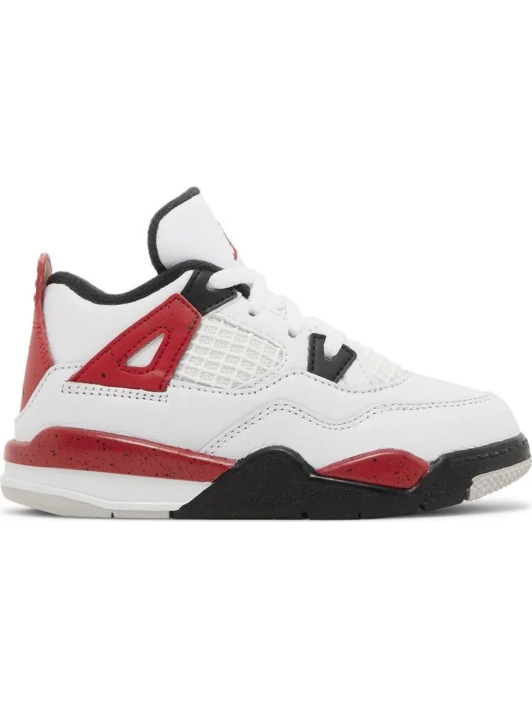 Кроссовки Air Jordan 4 Retro TD 'Red Cement' — изображение 1 из 4, белый