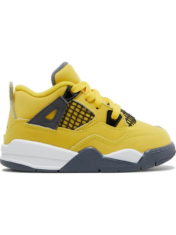 Кроссовки Air Jordan 4 Retro TD Lightning 2021 — изображение 1 из 8, желтый