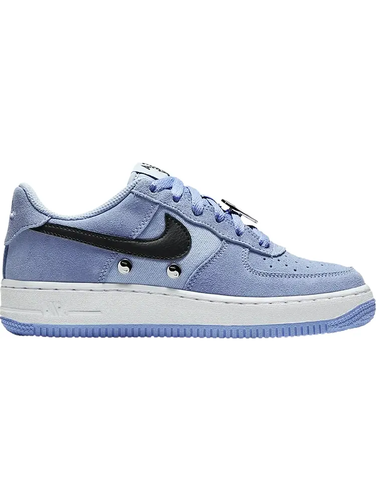 Кроссовки Nike Air Force 1 Low GS 'Have A Nike Day - Aluminum' — изображение 1 из 1, синий