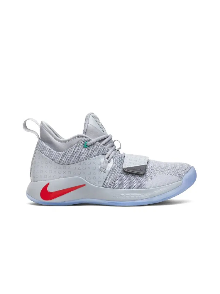 Кроссовки Nike PlayStation x PG 2.5 'Wolf Grey' — изображение 1 из 4, серый