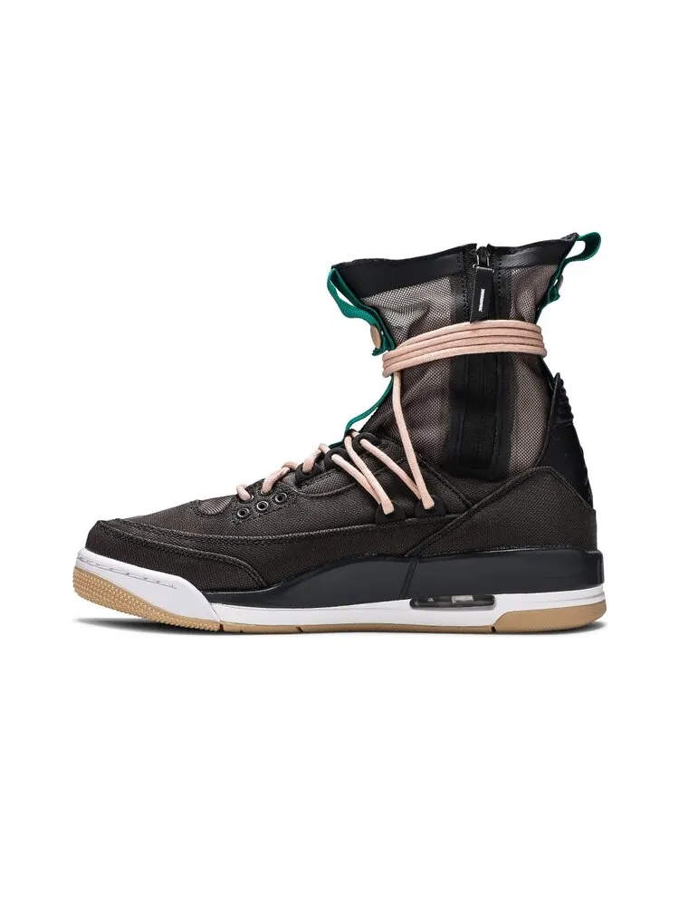 Кроссовки Air Jordan Wmns Air Jordan 3 RTR Explorer Lite XX 'Anthracite Green' — изображение 3 из 4, черный