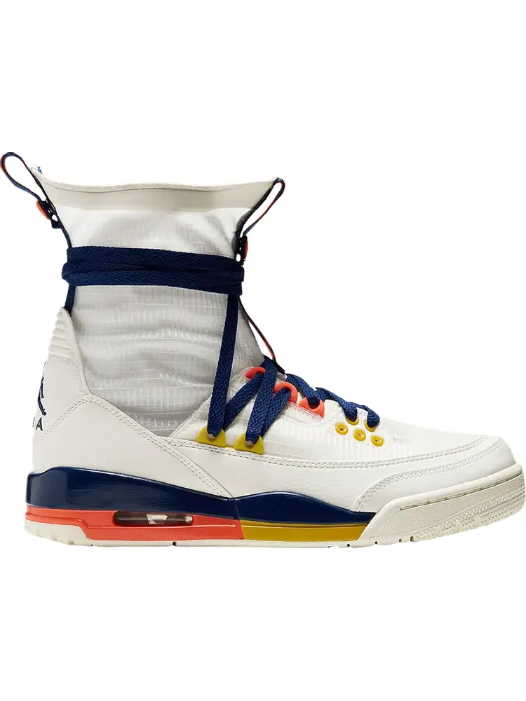 Кроссовки Wmns Air Jordan 3 RTR EXP Lite Sail Blue Void — изображение 1 из 1, белый