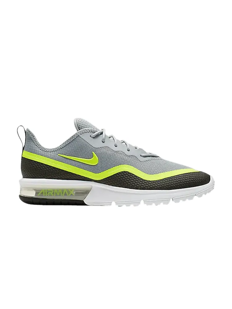 Кроссовки Nike Air Max Sequent 4.5 SE 'Grey Volt' — изображение 1 из 1, серый//черный/белый