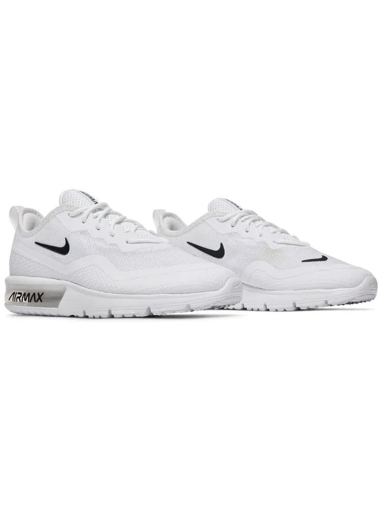 Кроссовки Nike Wmns Air Max Sequent 4.5 'White Black' — изображение 8 из 8, белый