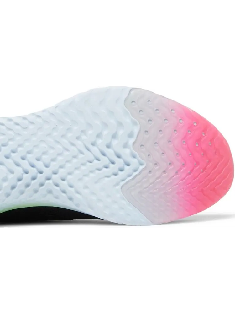 Кроссовки Nike Wmns Epic React Flyknit 2 'Pixel' — изображение 5 из 8, черный