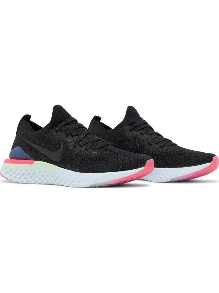 Кроссовки Nike Wmns Epic React Flyknit 2 'Pixel' — изображение 8 из 8, черный
