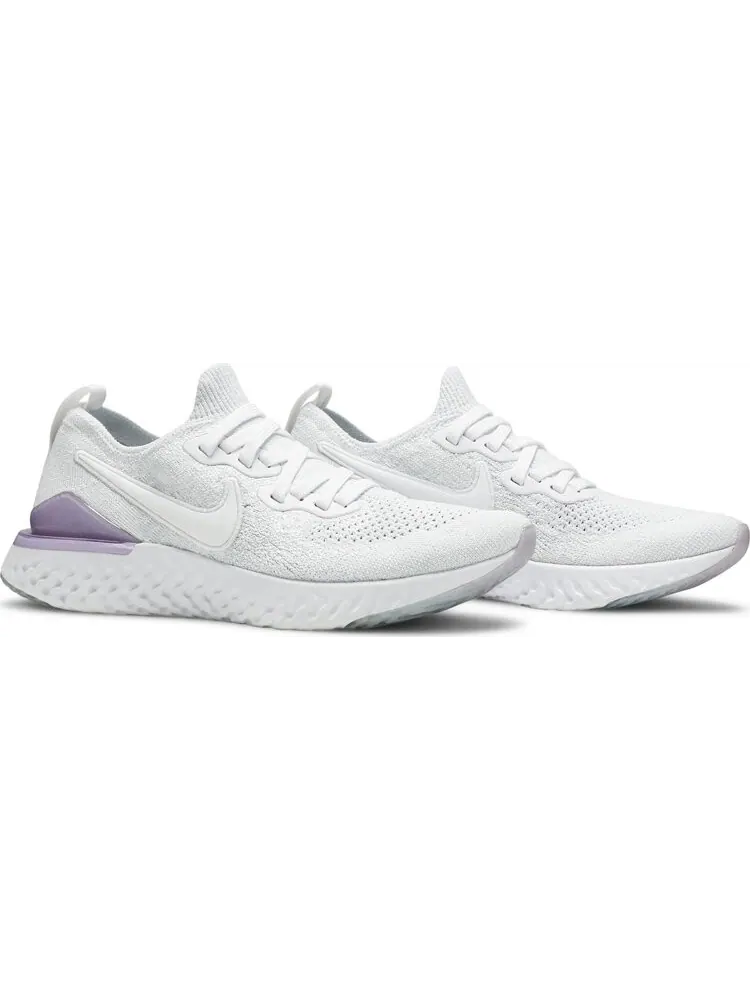 Кроссовки Nike Wmns Epic React Flyknit 2 'Pink Foam' — изображение 8 из 8, белый