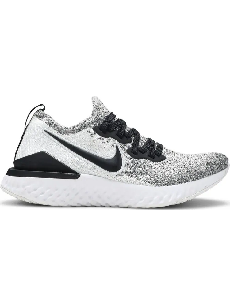 Кроссовки Nike Wmns Epic React Flyknit 2 'Oreo' — изображение 1 из 8, белый