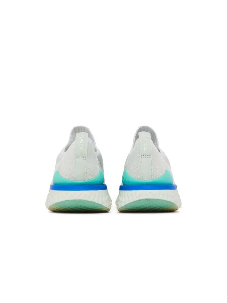 Кроссовки Nike Wmns Epic React Flyknit 2 'White Light Aqua' — изображение 7 из 9