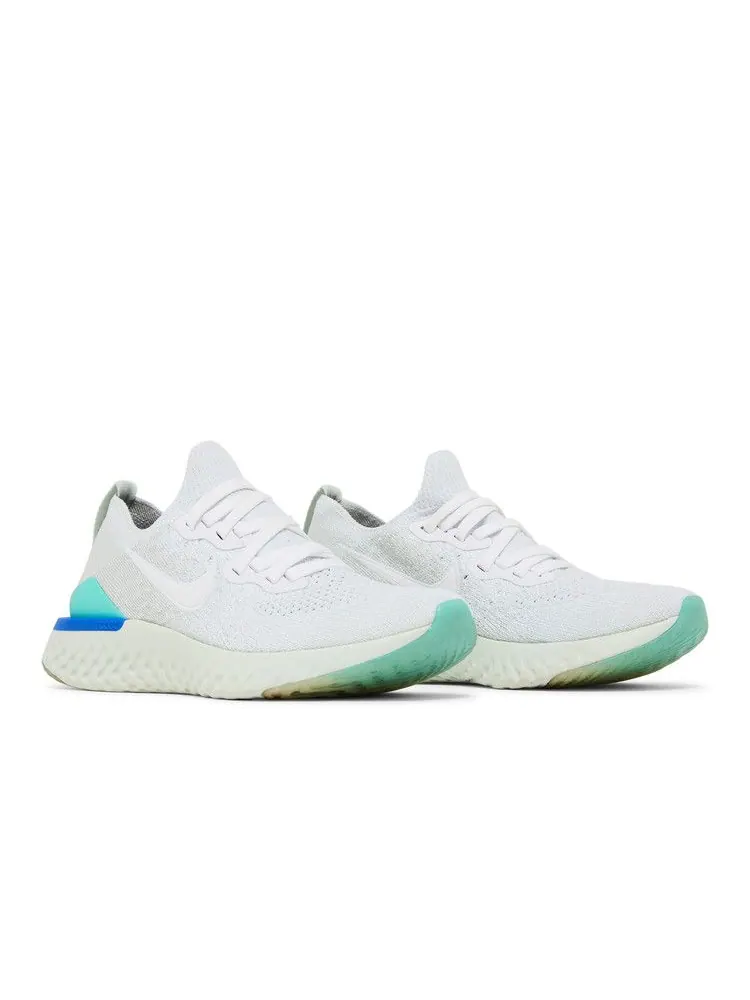 Кроссовки Nike Wmns Epic React Flyknit 2 'White Light Aqua' — изображение 9 из 9