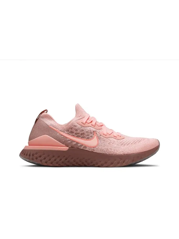 Кроссовки Nike Wmns Epic React Flyknit 2 'Rust Pink' — изображение 1 из 4, розовый