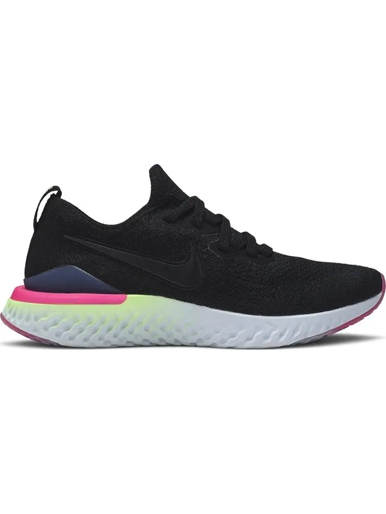 Кроссовки Nike Epic React Flyknit 2 'Pixel' — изображение 1 из 8, черный