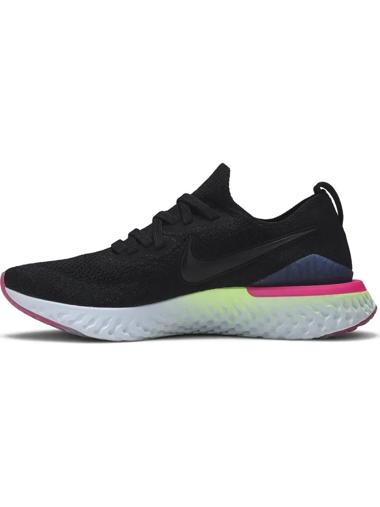 Кроссовки Nike Epic React Flyknit 2 'Pixel' — изображение 3 из 8, черный