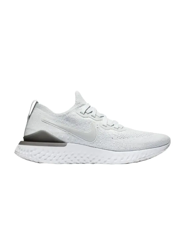 Кроссовки Nike Epic React Flyknit 2 'Pure Platinum' — изображение 1 из 1, белый