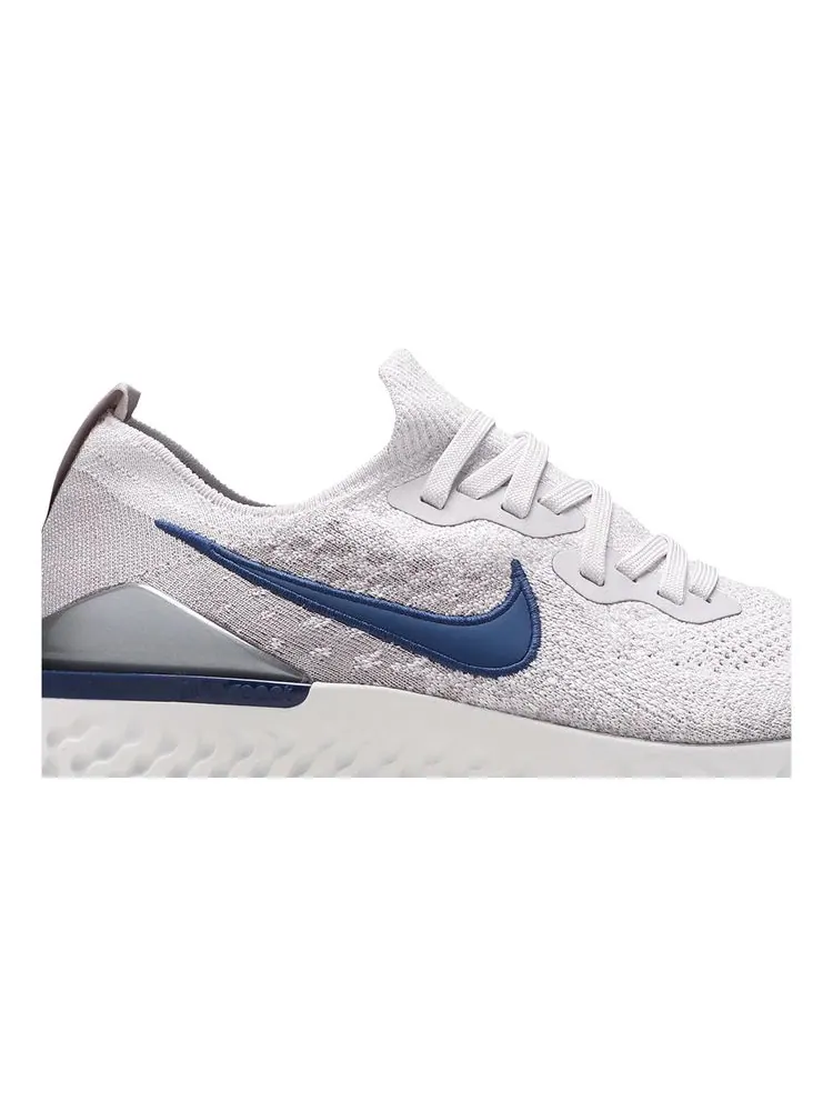 Кроссовки Epic React Flyknit 2 'Vast Grey Coastal Blue' — изображение 2 из 8, серый синий