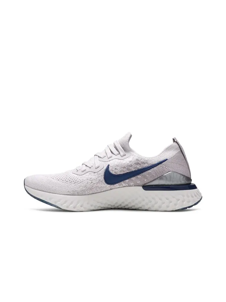 Кроссовки Epic React Flyknit 2 'Vast Grey Coastal Blue' — изображение 3 из 8, серый синий