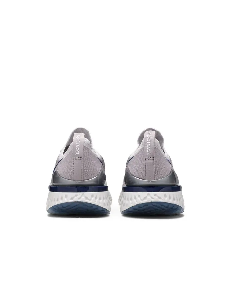 Кроссовки Epic React Flyknit 2 'Vast Grey Coastal Blue' — изображение 6 из 8, серый синий
