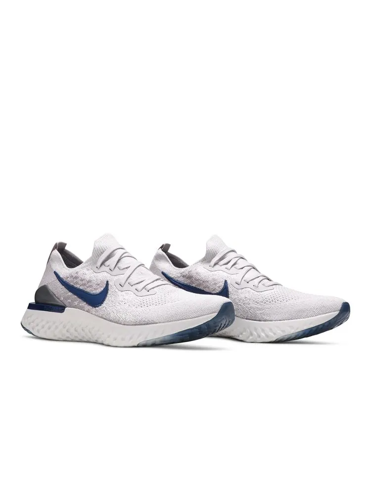 Кроссовки Epic React Flyknit 2 'Vast Grey Coastal Blue' — изображение 8 из 8, серый синий