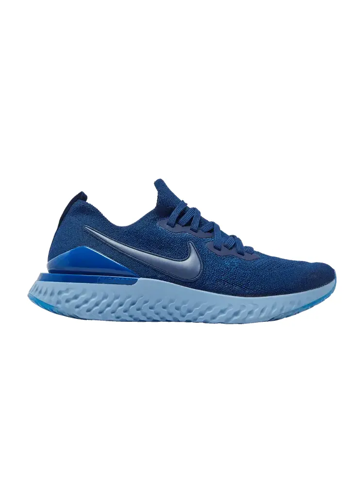 Кроссовки Nike Epic React Flyknit 2 'Blue Void' — изображение 1 из 9, синий/индиго-черный