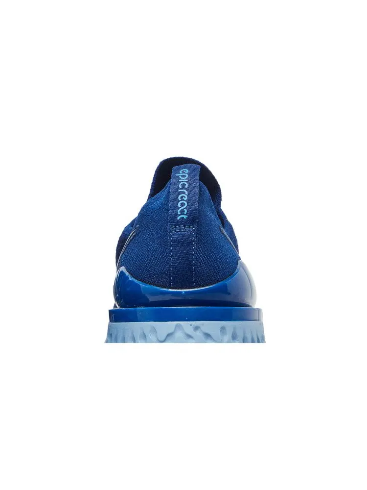 Кроссовки Nike Epic React Flyknit 2 'Blue Void' — изображение 8 из 9, синий/индиго-черный