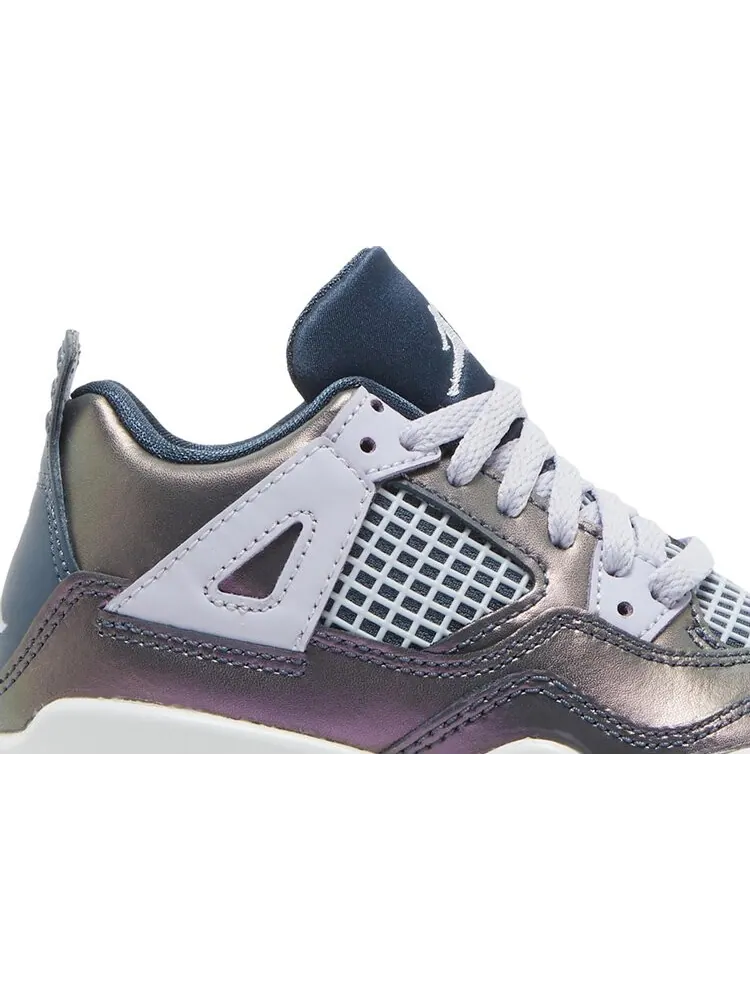 Кроссовки Air Jordan 4 Retro SE PS Monsoon Blue — изображение 2 из 8, синий