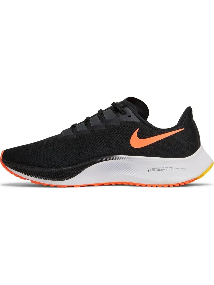 Кроссовки Nike Air Zoom Pegasus 37 'Black Bright Mango' — изображение 3 из 8, черный