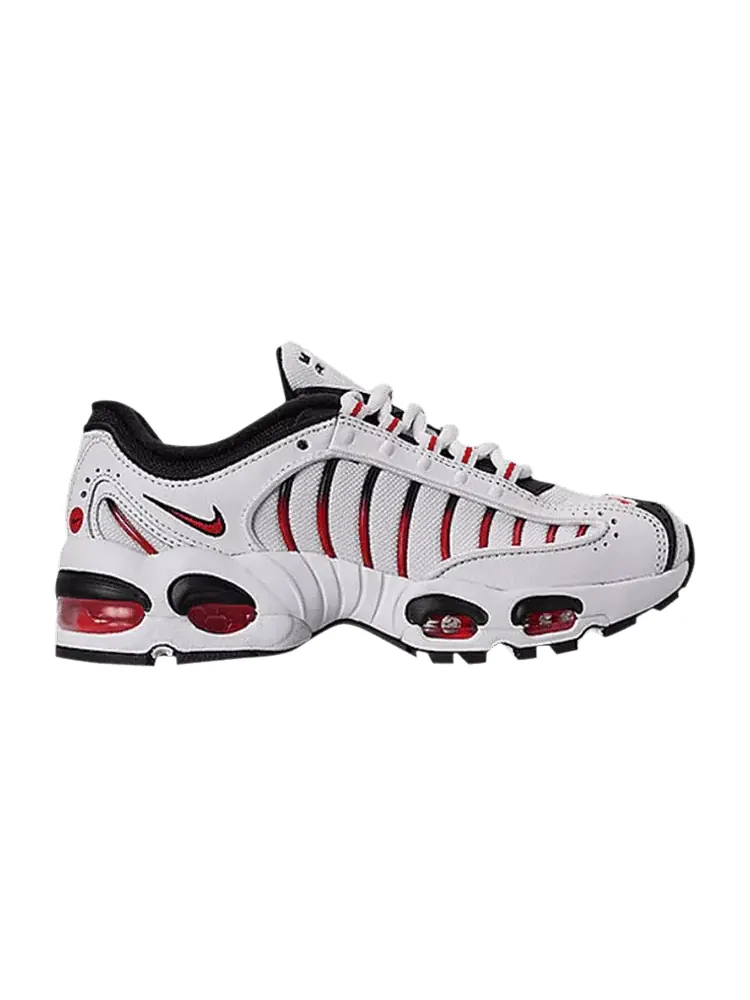 Кроссовки Nike Air Max Tailwind 4 GS 'White Habanero Red' — изображение 1 из 1, белый/красный/черный