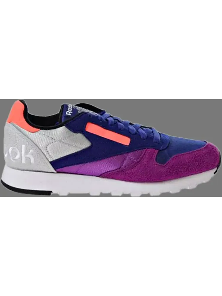 Кроссовки classic leather wb 'aubergine' Reebok — изображение 1 из 1, синий