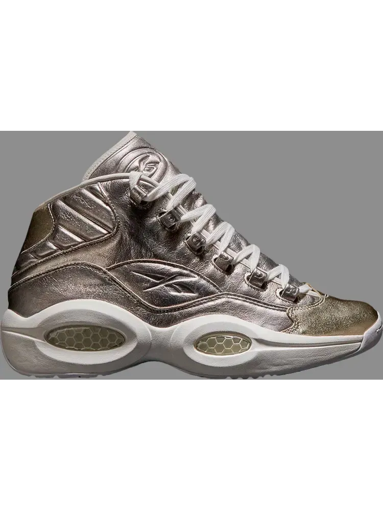 Кроссовки question mid 'celebrate' Reebok — изображение 1 из 1, серый