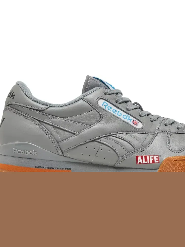Кроссовки alife x phase 1 pro 'flat grey' Reebok — изображение 2 из 8, серый