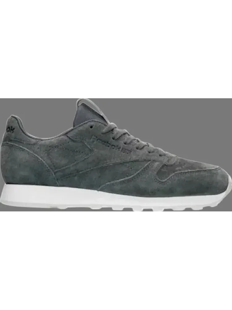 Кроссовки classic leather metallic Reebok — изображение 1 из 1, серый