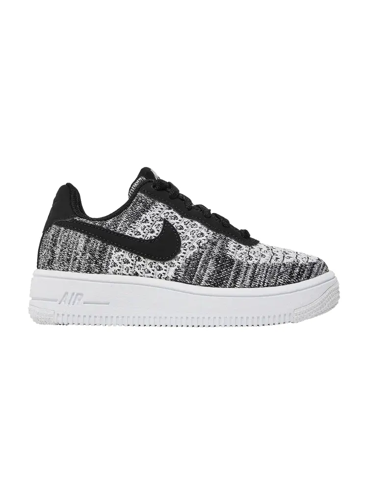 Кроссовки Nike Air Force 1 Flyknit 2.0 GS 'Oreo' — изображение 1 из 9, черный/платиновый/белый