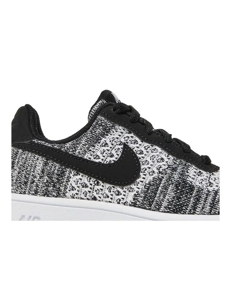 Кроссовки Nike Air Force 1 Flyknit 2.0 GS 'Oreo' — изображение 3 из 9, черный/платиновый/белый