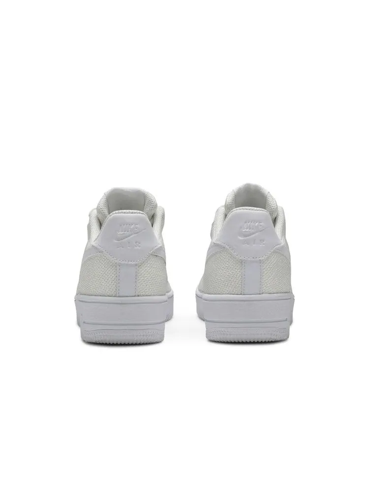 Кроссовки Nike Air Force 1 Flyknit 2.0 GS 'Triple White' — изображение 7 из 9, белый/белый/белый